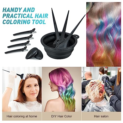 Xarchy Hair Bleach Kit - 10 Piece Dye Set with Brush, Bowl & Clips