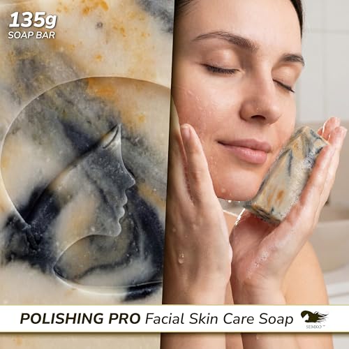 SEMKO Facial Cleansing Bar – Deep Pore Cleanser for Radiant Smooth Skin 135g