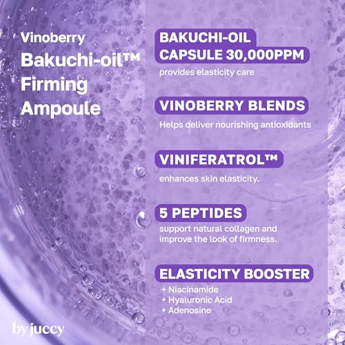 BYJUCCY Vinoberry Bakuchiol Ampoule Serum - Anti-Aging Face Serum, 1.01 fl oz