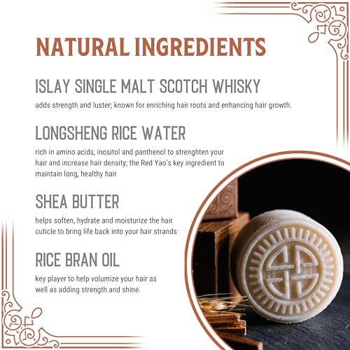 Viori Hamish & Co. Whisky-Infused Shampoo Bar for Men - Aged Sandalwood