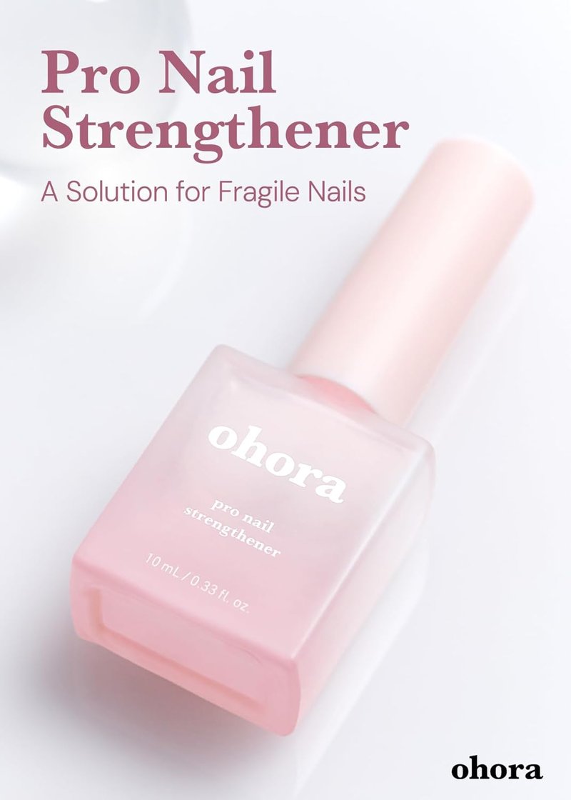 ohora Gel Nail Care - Pro Nail Strengthener for Healthy, Strong Nails | Easy Application & Removal