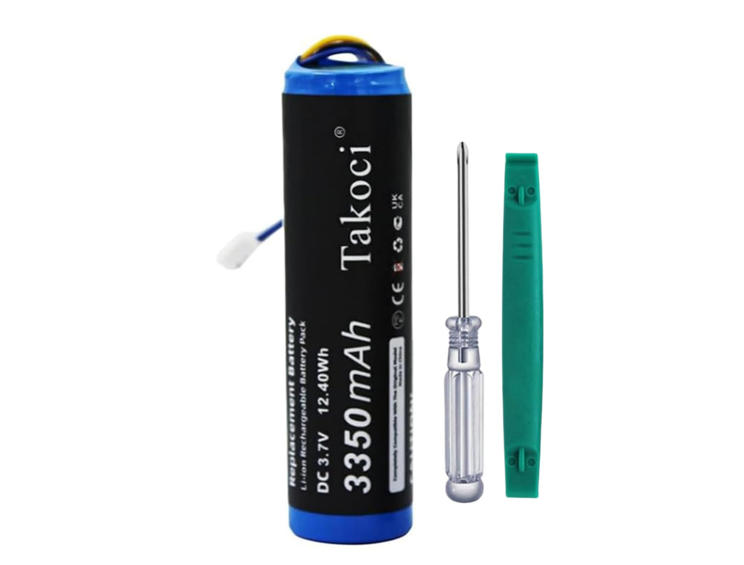 IQ Panel 4 Battery Replacement Compatible with Qolsys IAN034NA IQP4001 QR0083-840 3.7V 3350mAh