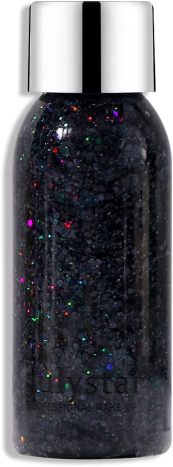 Patriotic Body Glitter Set - Red, White & Blue USA Flag Face Glitter with Glue | 4 Holographic Jars for 4th of July Outfits