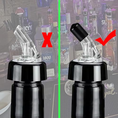 100pcs Wine Pourer Dust Covers - Rubber Caps for Liquor Spouts