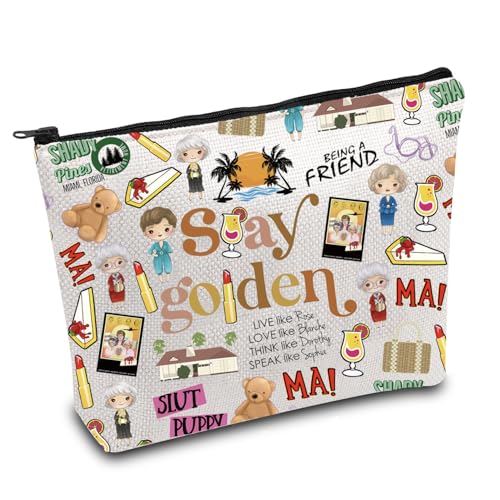 Ensianth Movie Makeup Bag, Dorothy Sophia Rose Theme – Gift Travel Cosmetic Case