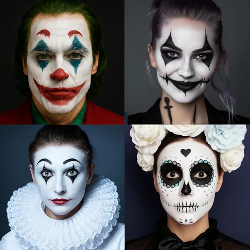 BOBISUKA White Face Paint Stick for Halloween & Cosplay Makeup