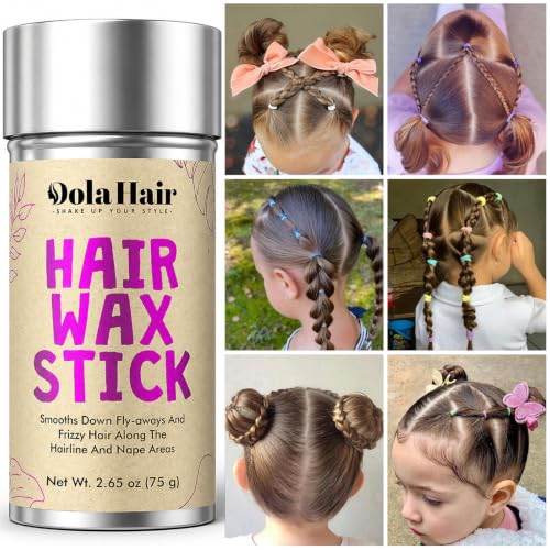 Dolahair Hair Wax Stick for Flyaways & Frizz Control - 2 Pack