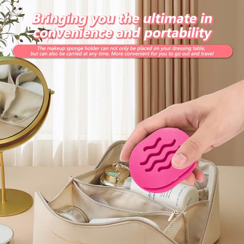 Silicone Makeup Sponge Case - Breathable Beauty Blender Holder
