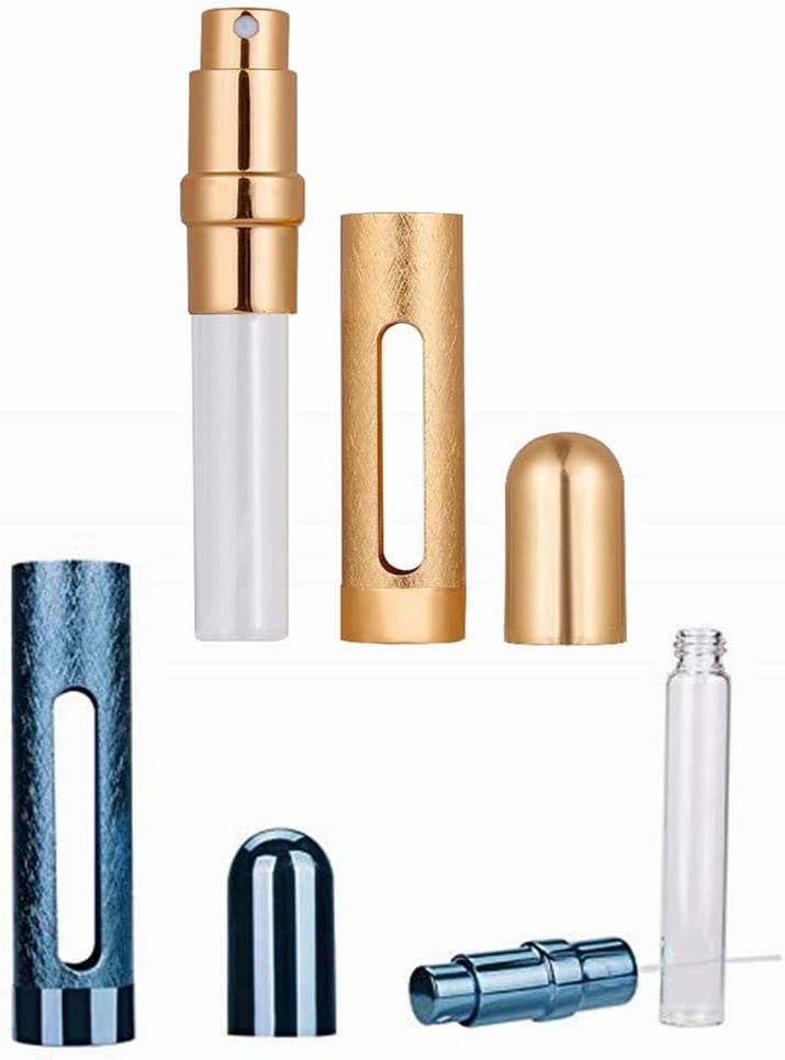 Tvoip 12ML Travel Perfume Atomizer - Refillable Spray Bottle in 6 Colors
