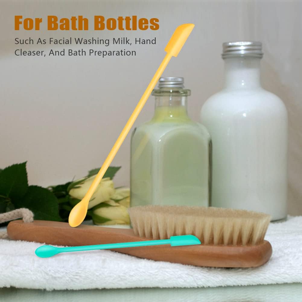 Silicone Spatula Set - 3-Piece Mini Scraper Tool for Makeup, Food & Beauty | Multi-Size for Jars & Containers