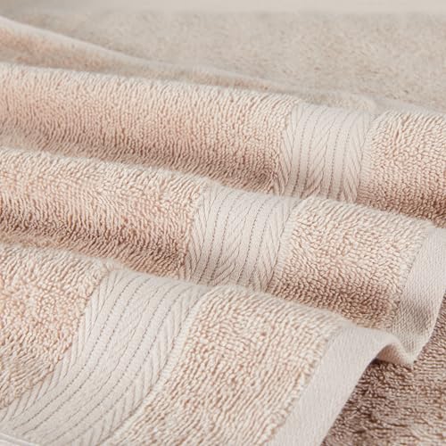 Amazon Basics 12-Pack Cotton Washcloths, 12x12 Inch, Soft & Fade-Resistant
