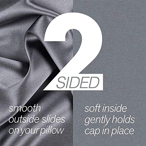 Stay On Satin Black Satin Edge Bonnet for Hair Protection
