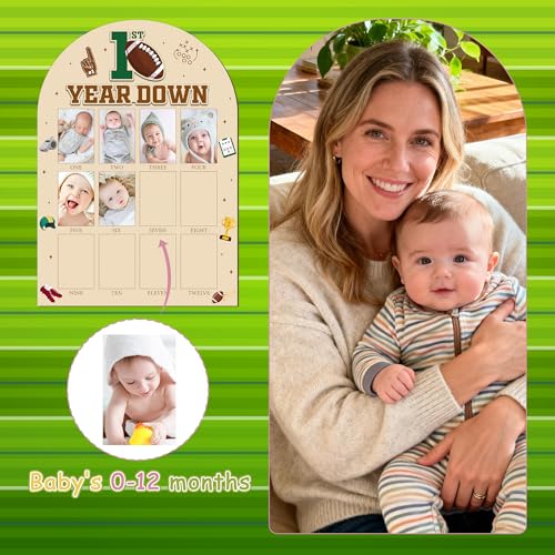 R HORSE 3D Football Photo Frame for Baby's 1st Year Milestones
