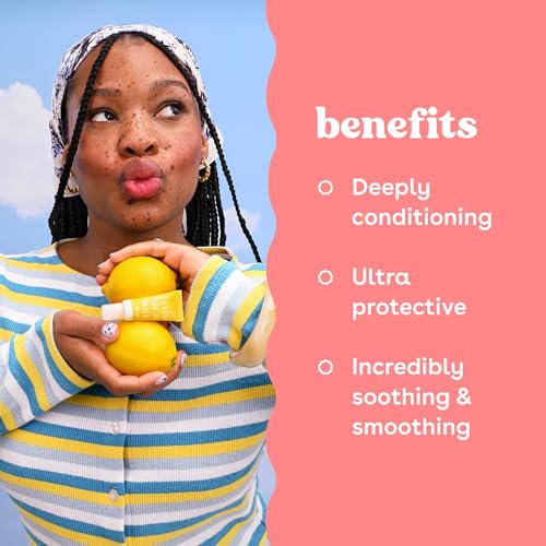 eos Strawberry Limoncello 24H Moisture Super Balm - Hydrating Lip Treatment, 0.35 fl oz
