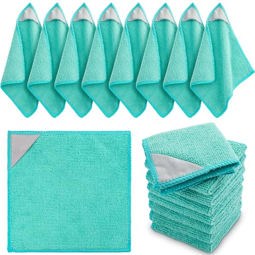 Gersoniel 8-Pack Magnetic Dry Erase Cloths - Mint Green 6x6 Inch