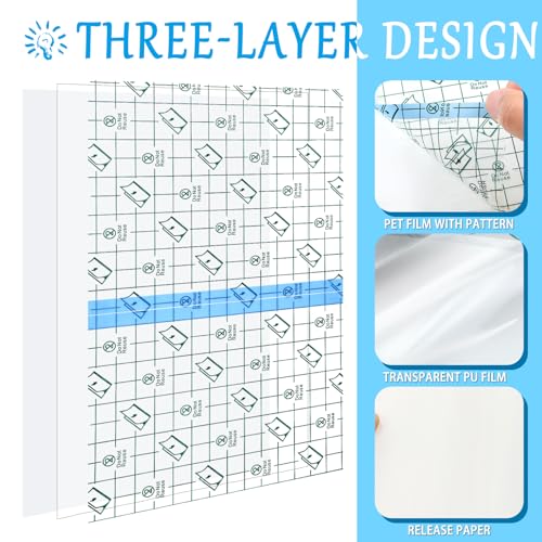 Nuanchu Waterproof Tattoo Aftercare Bandage 36 Pack 5.5x7.5 Inches