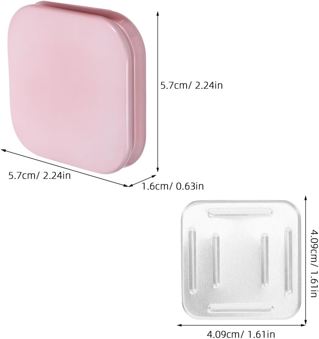 Magnetic Eyeshadow Palette - 2pcs Refillable Makeup Containers with Mirror | Rose Gold DIY Blush & Eye Shadow