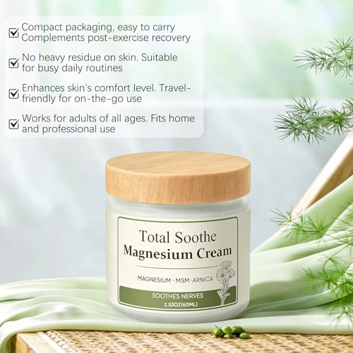 LHBMET Magnesium Cream with MSM & Arnica - Soothing Body Care (2PCS)