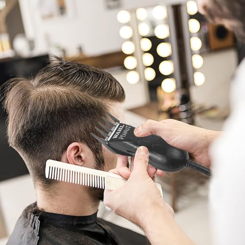 Wahl Peanut Clipper Replacement Blades & Guards - Black 6Pcs