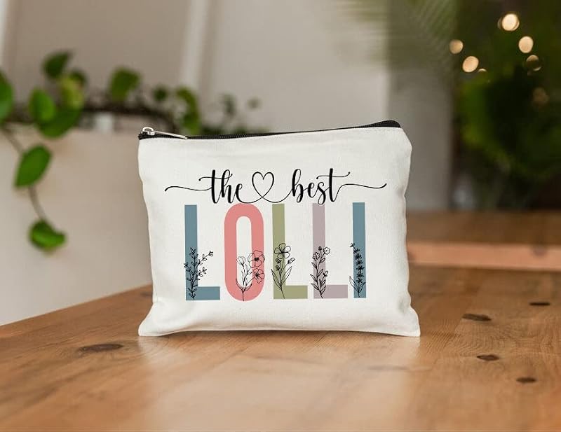 Lolli Makeup Bag - Cute Cosmetic Travel Organizer - Gift for Her