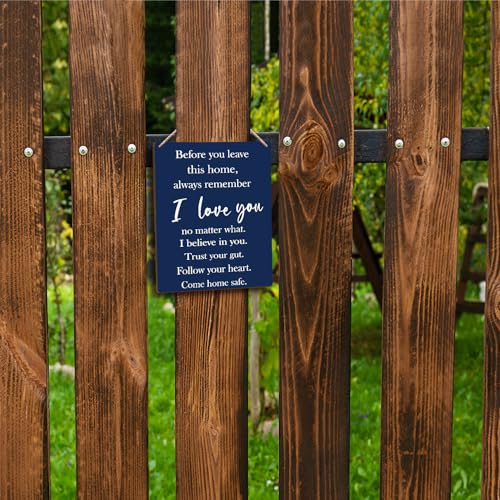 I Love You Sign - 8x10 Wooden Wall Decor for Home & Office