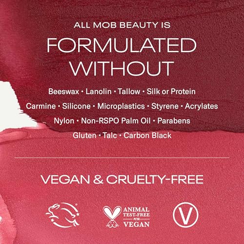 MOB Beauty Soft Matte Eyeshadow - M1 Dusty Rose, Long-Wearing Vegan Makeup