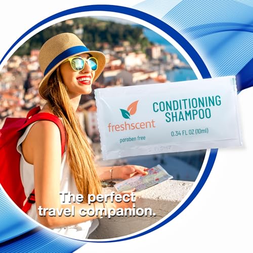 Freshscent Travel Size Conditioning Shampoo - 0.34 oz Packet