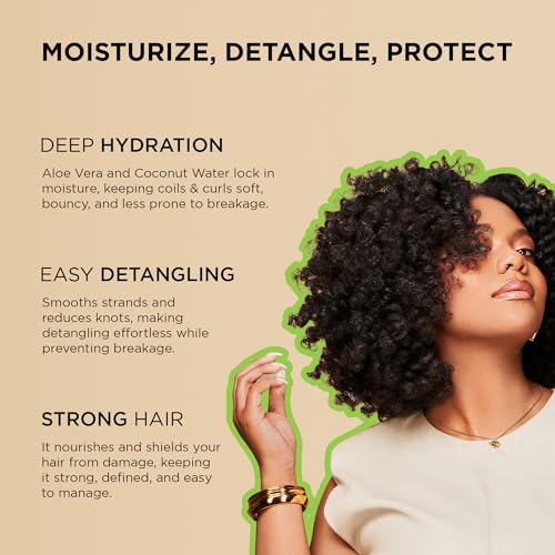 African Pride Moisture Miracle Pre-Shampoo Hair Detangler, 18 oz (2-Pack)
