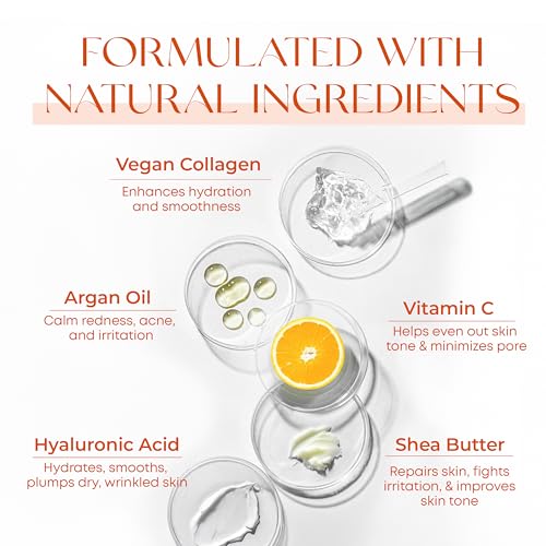Vitamin C & Collagen Face Moisturizer - Anti-Aging Hydrating Cream - 1.69 Fl oz