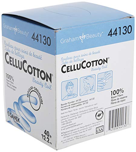 Graham Cellucotton Beauty Coil - 100% Rayon Fiber for Safe Skin Protection