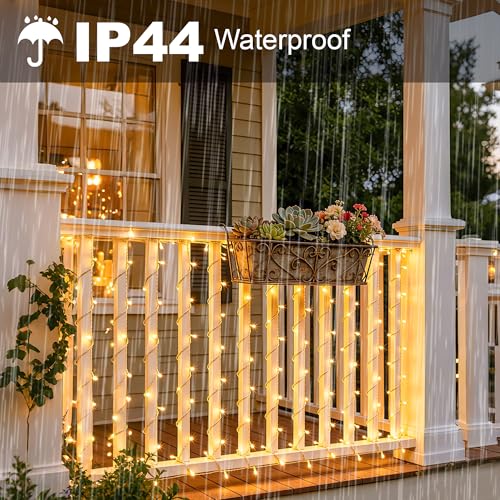 Ollny 100 LED Battery Operated Fairy Lights, 33FT Waterproof String Lights