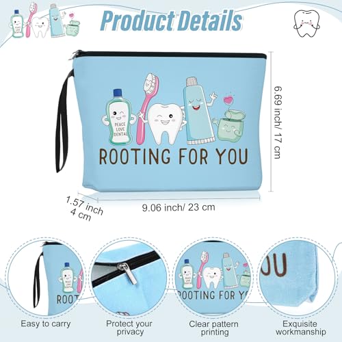 Dentist Gifts for Women - 3 Pcs Makeup Bag, Mug & Keychain Set