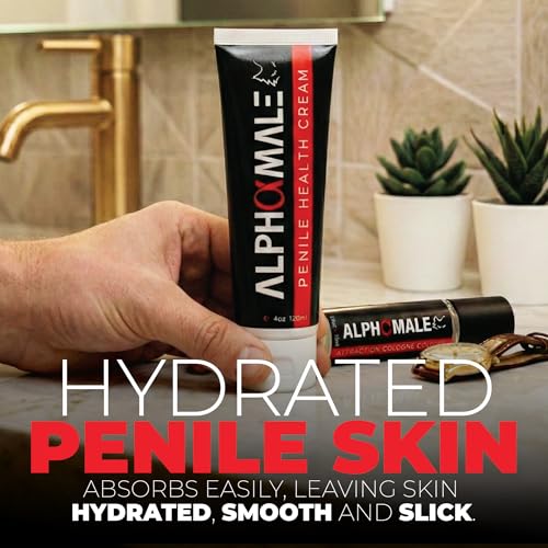 AlphaMale Fragrance-Free Penile Health Cream for Sensitive Skin - 4oz