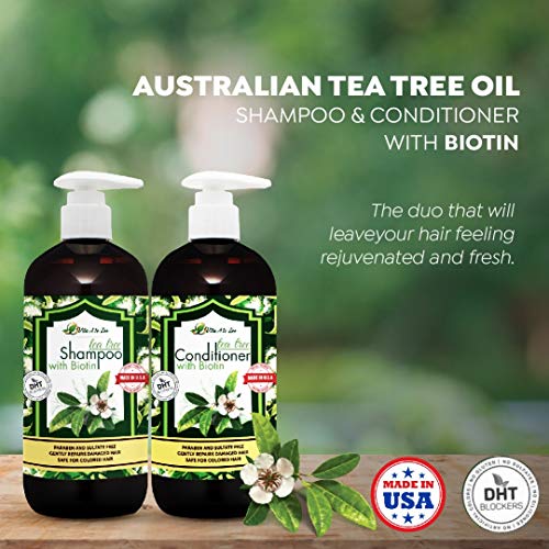 Vita A to Zee Tea Tree Oil & Biotin Shampoo and Conditioner Set