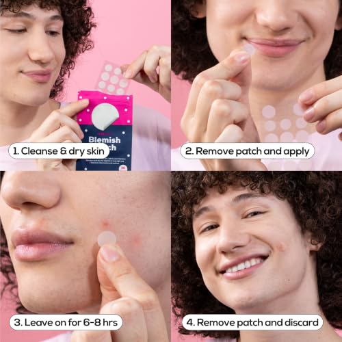 HANHOO Hydrocolloid Blemish Patch - 108 Count Acne Spot Patches