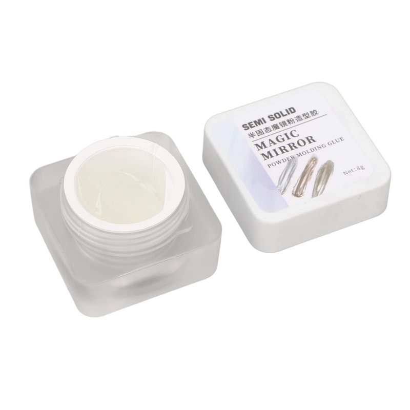 Mirror Powder Glue - Professional Nail Art Rhinestone Metallic Powder Glue with High Performance