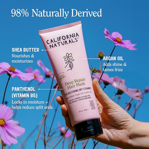 California Naturals Deep Repair Hair Mask with Argan Oil & Shea Butter, 12 fl oz