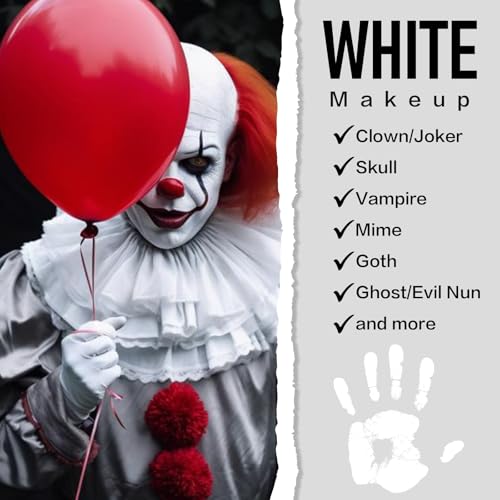 BOBISUKA Water-Based Face & Body Paint Kit - 18 Shades for Halloween & Cosplay
