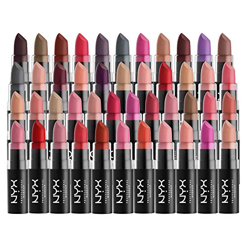 NYX PROFESSIONAL MAKEUP Matte Lipstick 1 Pack - Whipped Caviar, Muted Plum