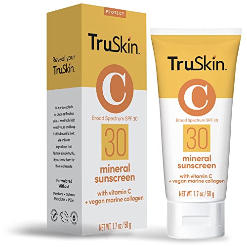 TruSkin SPF 30 Mineral Sunscreen Face SPF with Zinc Oxide 1.7 fl oz