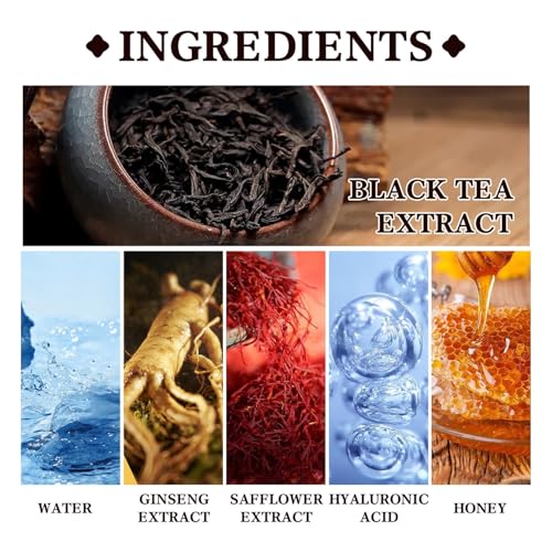 Soly Black Tea Face Mask for Deep Cleansing & Moisturizing - 2 Pack