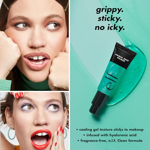 e.l.f. Power Grip Primer - Hydrating Gel Face Primer for Smooth Makeup