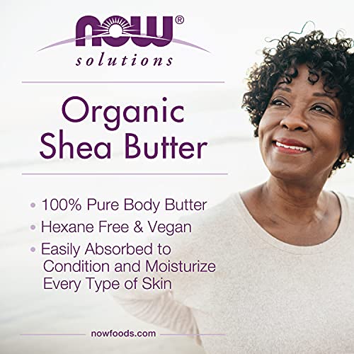 NOW Foods Organic Shea Butter Moisturizer for Dry Skin - 7 oz
