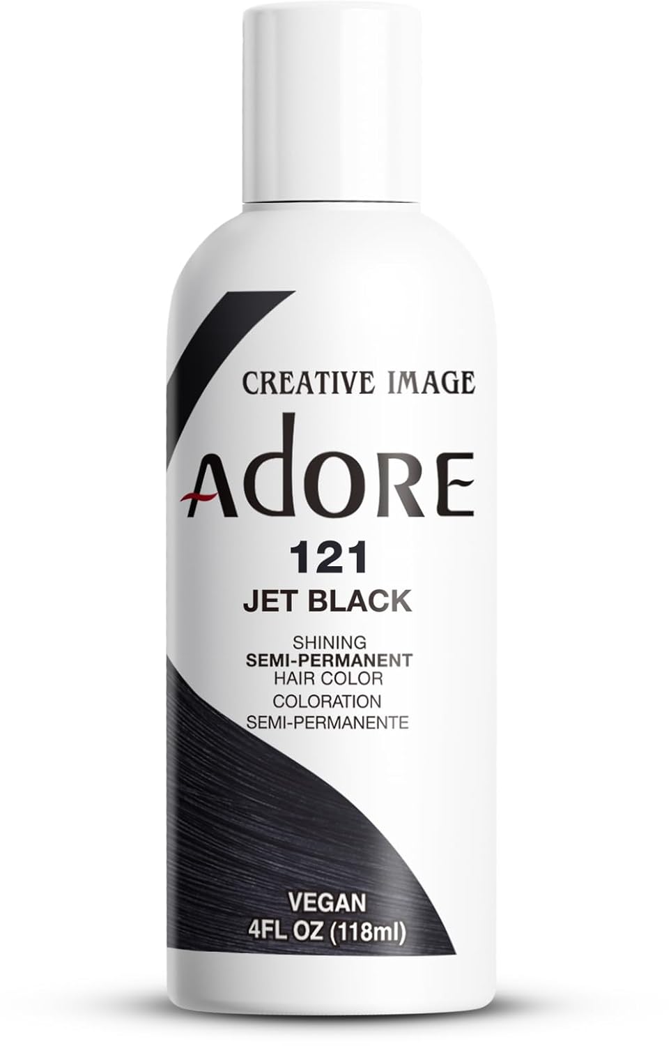Adore Semi Permanent Hair Color - Mystic Grey | Vegan, Ammonia-Free Hair Dye | 4 Fl Oz