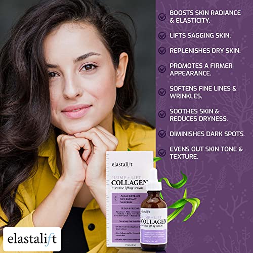 Elastalift Collagen Serum for Face - Skin Tightening & Plumping