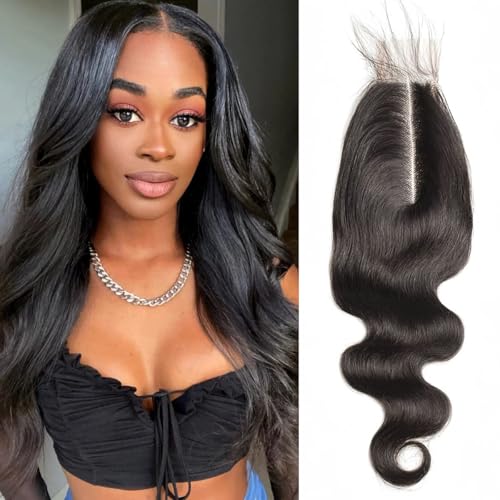 2x6 HD Lace Closure Body Wave 14in – Kim K Closure, 130% Density, Baby Hair, 0.15mm Transparent Swiss Lace