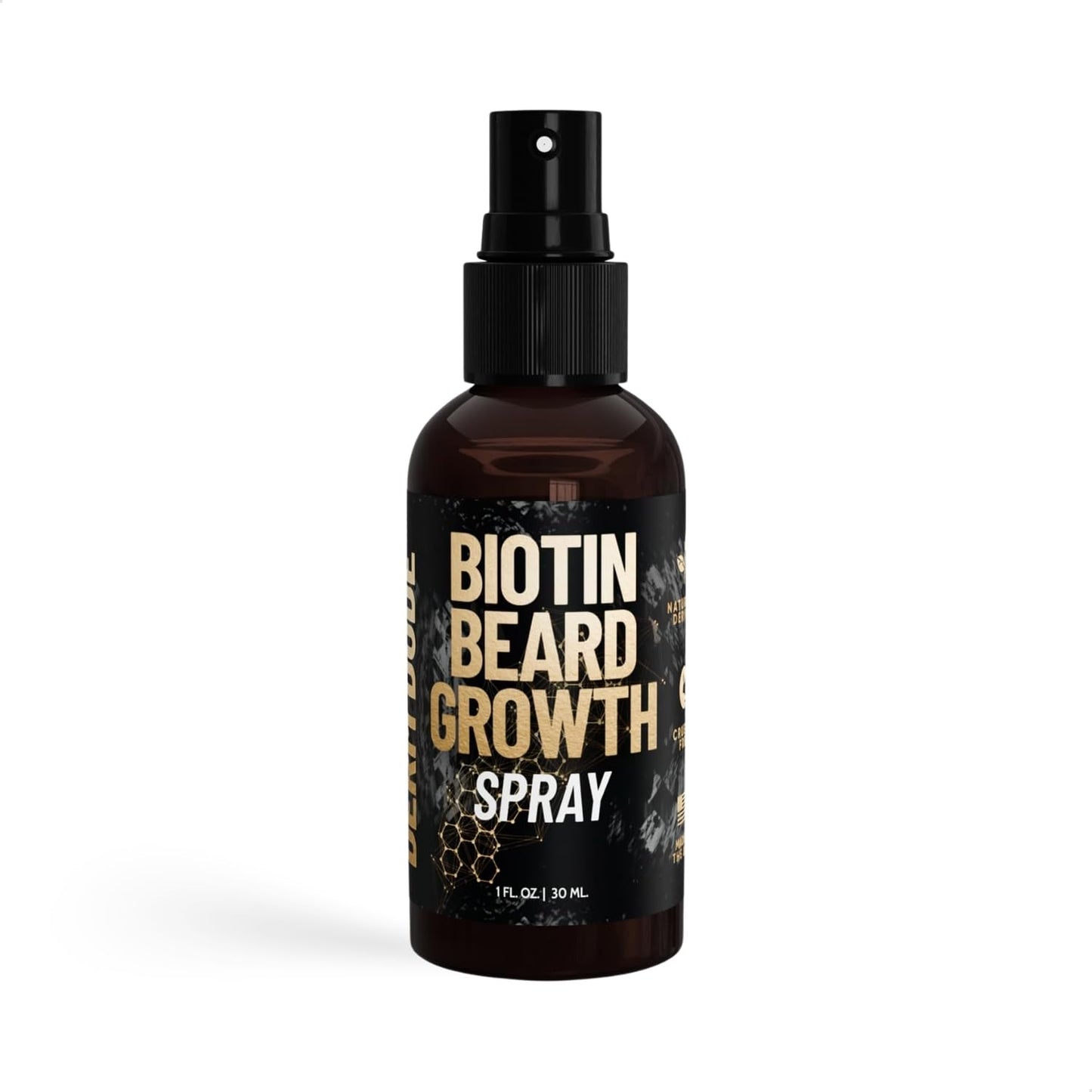 Derm Dude Biotin Beard Growth Spray for Men
