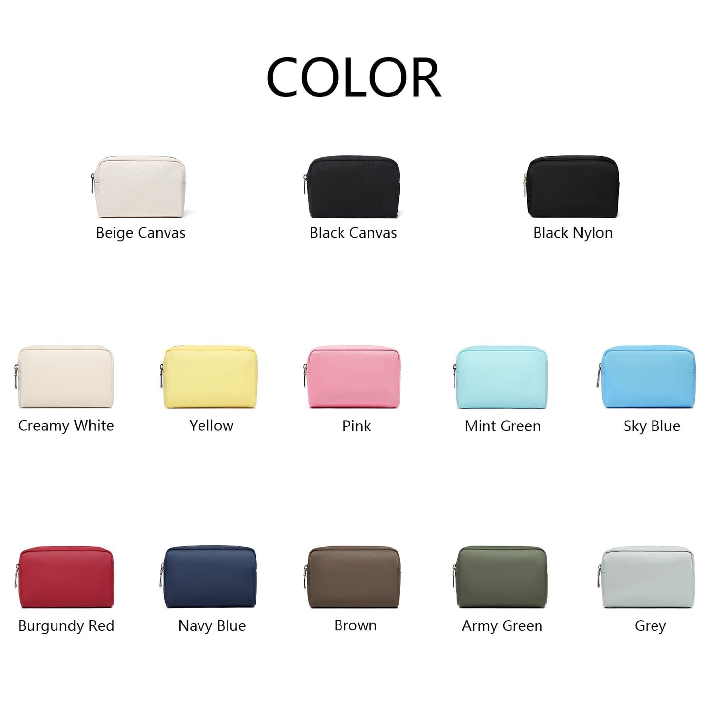 YONBEN Cosmetic Bags Sleek and Versatile Carryalls for Your Beauty Essentials