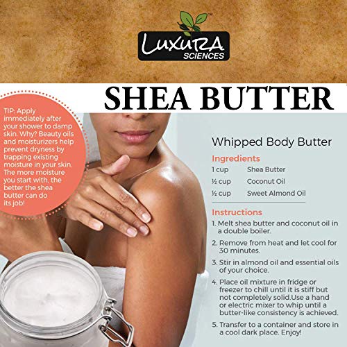 Pure African Shea Butter for Skin & Hair - Deep Moisturizer, 7 oz