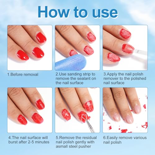 NIFEISHI Gel Nail Polish Remover - Quick & Easy 15ml